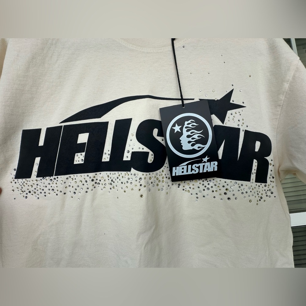 HELLSTAR Classic Rhinestone Tee - Picture 5 of 12